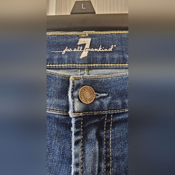 7 FOR ALL MAN KIND Gwenevere Ankle Jeans Size 31 Inseam 27" - Picture 4 of 6